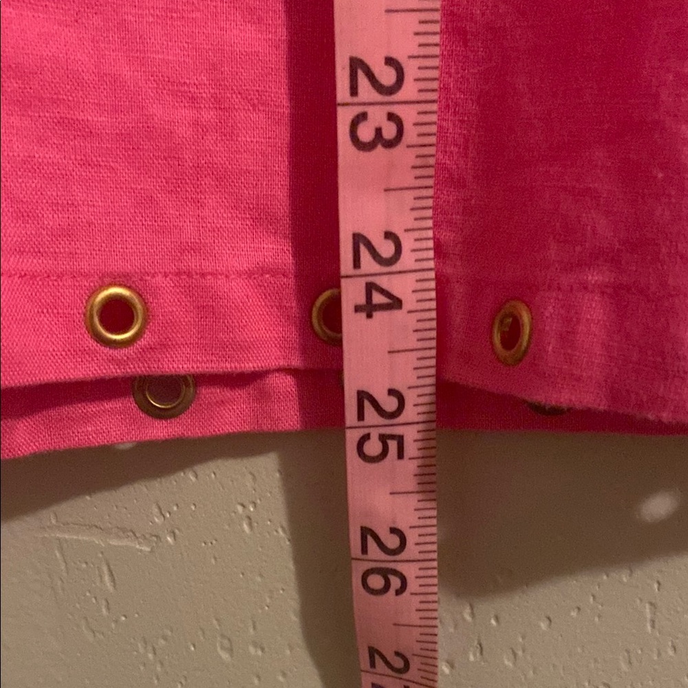 MICHAEL Michael Kors Pink Tunic with Gold Accents Woman Small - Picture 7 of 7